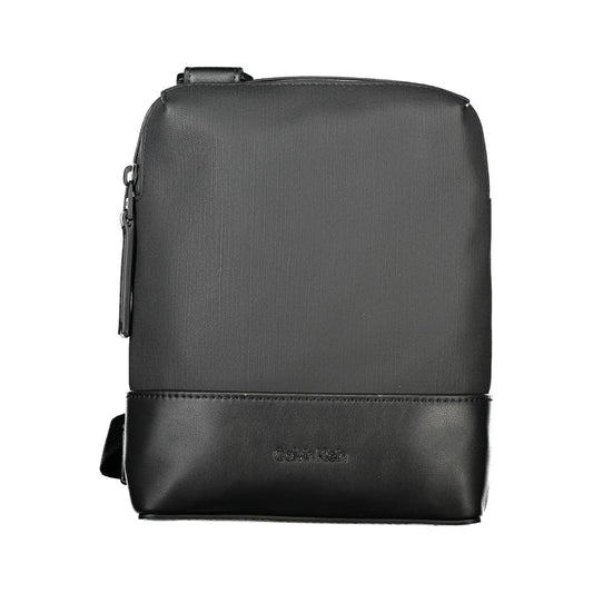 Calvin Klein Black Polyester Men Shoulder Bag Calvin Klein