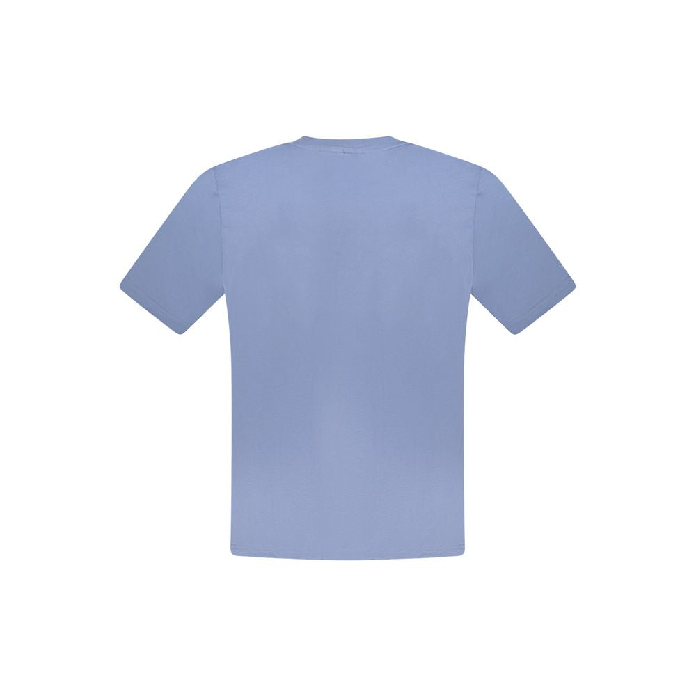 Blue cotton men's T-shirt by North Sails with a classic fit and crew neckline, shown on a plain background.