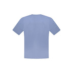 Blue cotton men's T-shirt by North Sails with a classic fit and crew neckline, shown on a plain background.