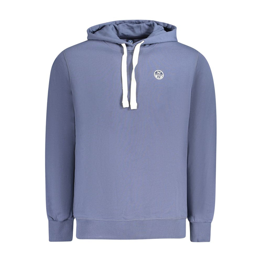 North Sails Blue Cotton Men Sweater North Sails