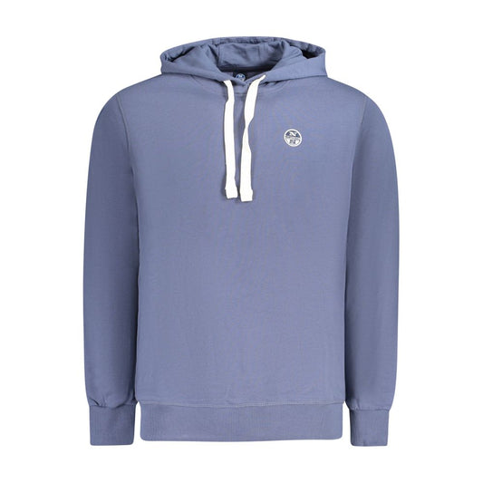 North Sails Blue Cotton Men Sweater North Sails