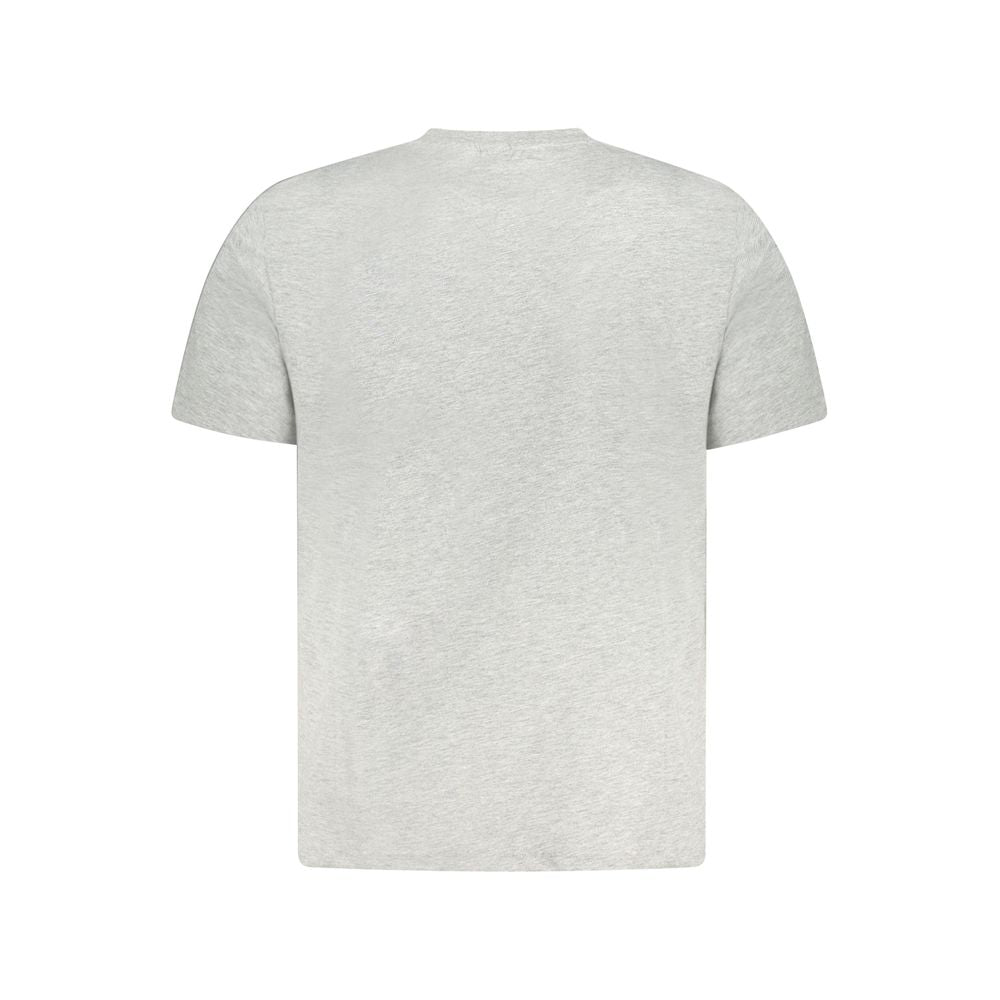 North Sails Grigio cotton men's T-shirt with crew neck and short sleeves, casual style and soft fabric.