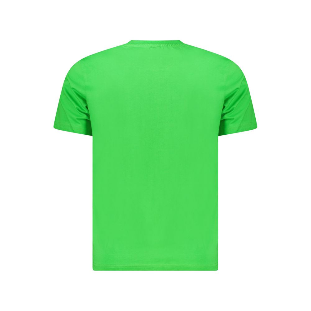 North Sails Green Cotton Men T-Shirt North Sails