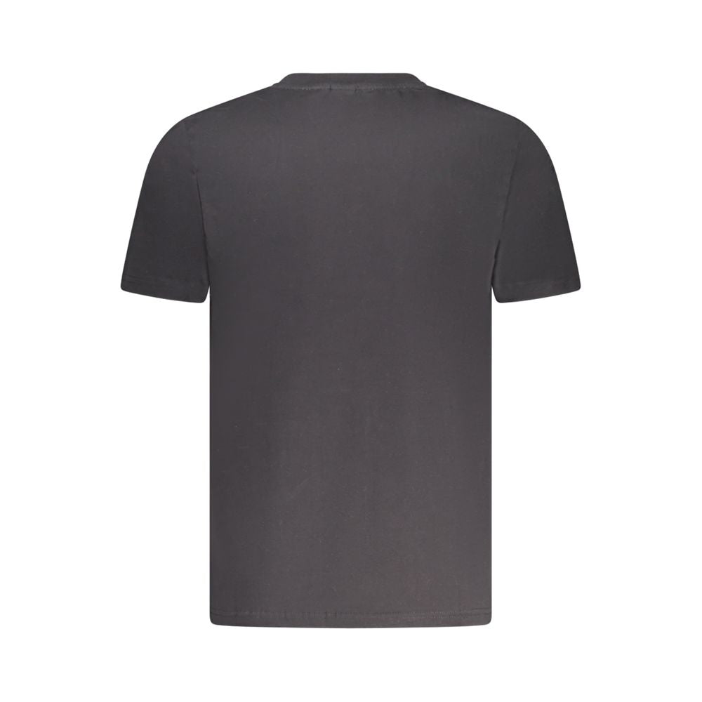 North Sails Black Cotton Men T-Shirt North Sails