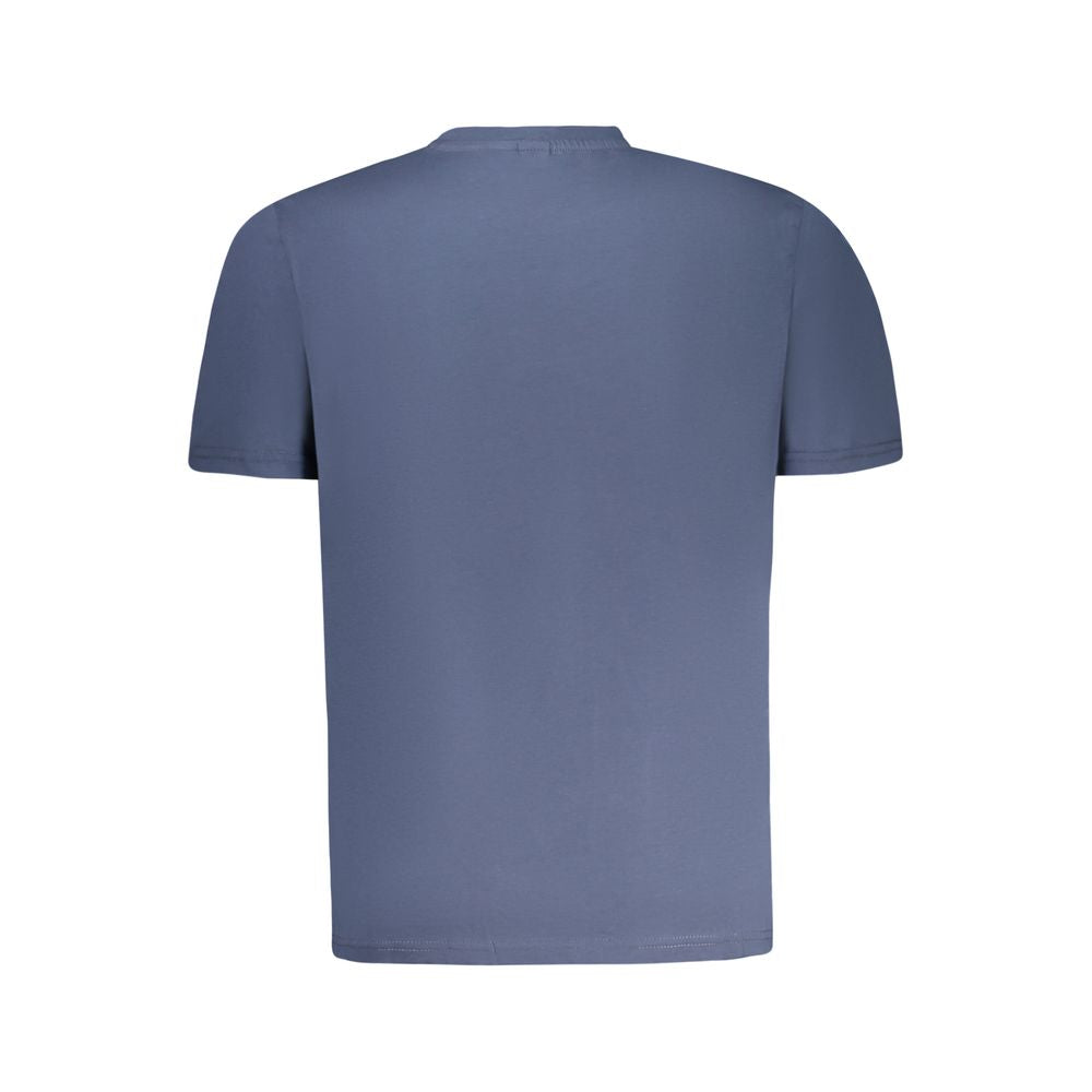 North Sails Blue Cotton Men T-Shirt North Sails