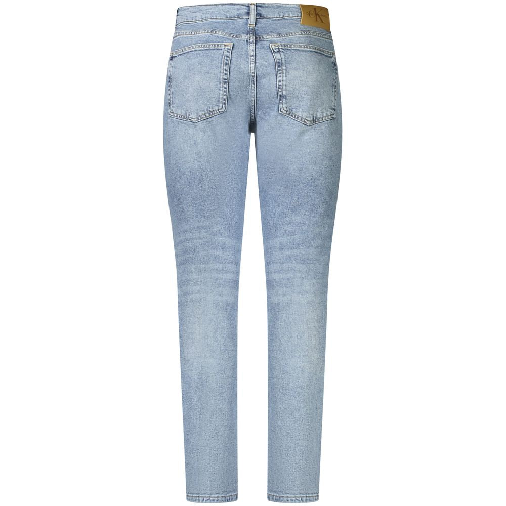 Calvin Klein Light Blue Cotton Men Jeans Calvin Klein