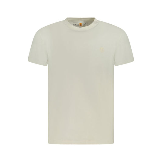 Timberland Beige Cotton Men T-Shirt Timberland