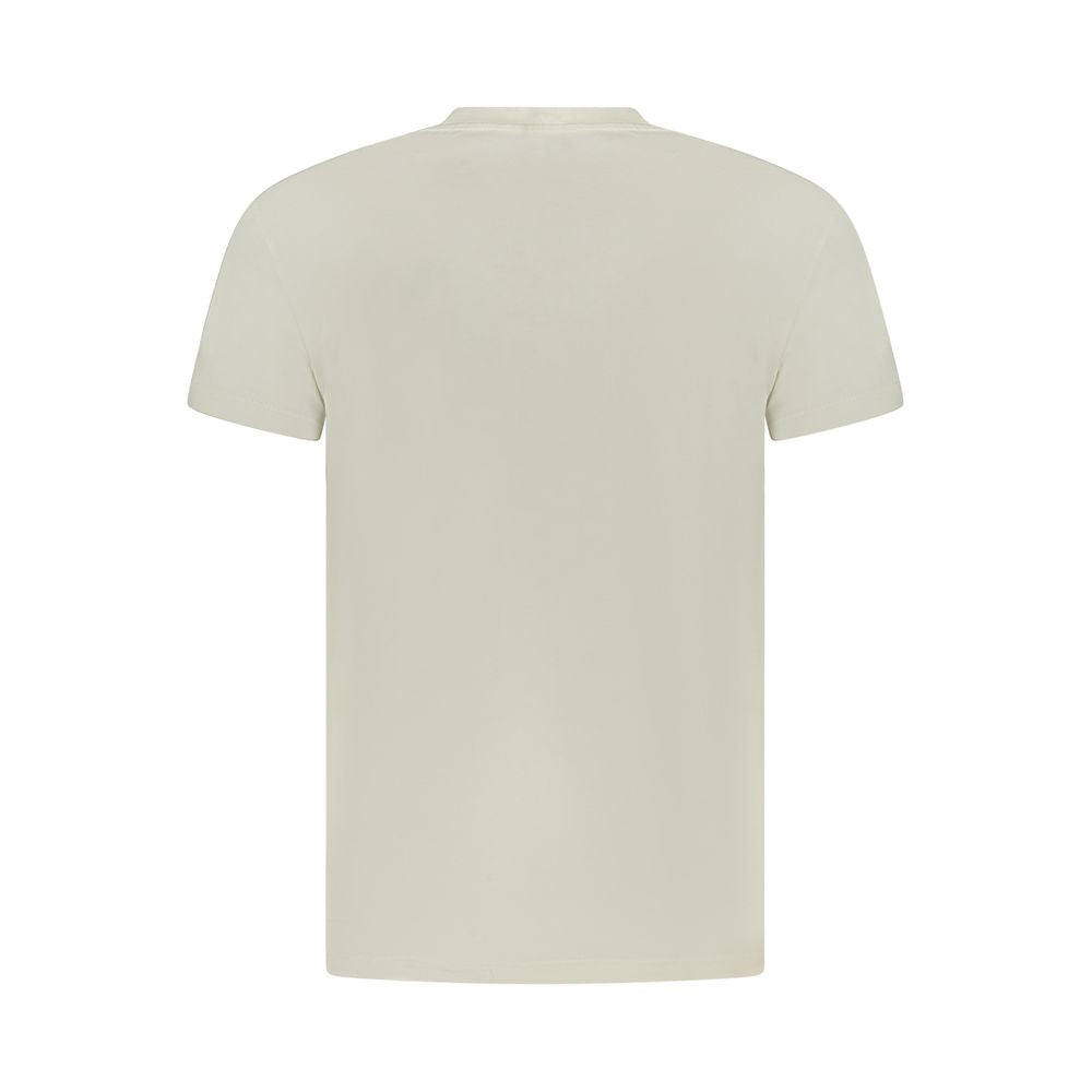 Timberland Beige Cotton Men T-Shirt Timberland