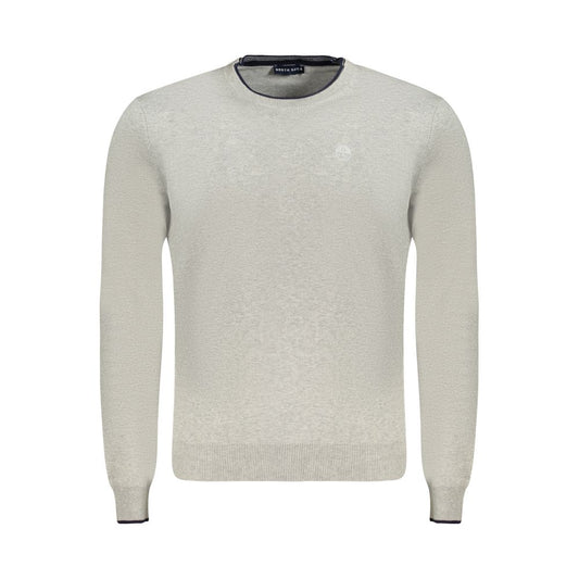 North Sails Brown Cotton Men Sweater North Sails