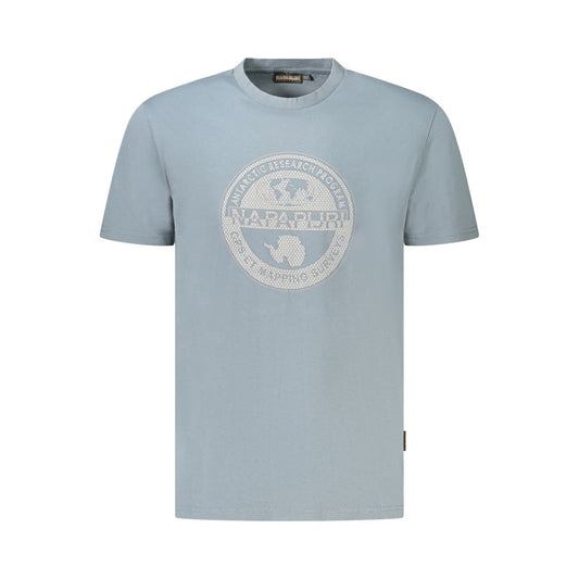 Napapijri Brown Cotton Men T-Shirt Napapijri