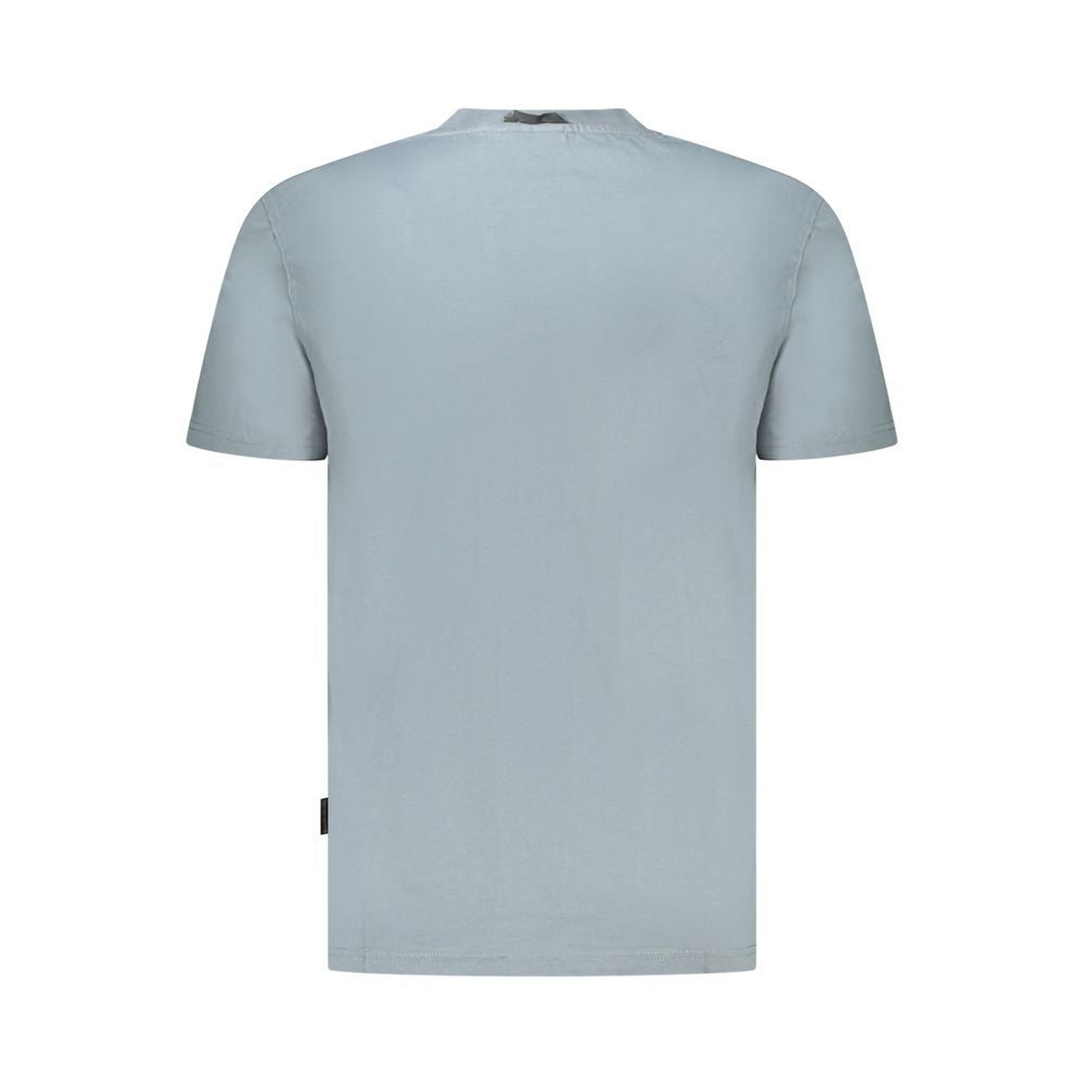 Napapijri Brown Cotton Men T-Shirt Napapijri