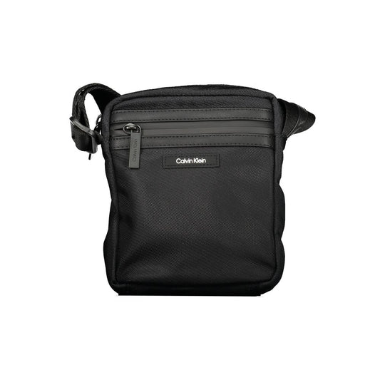 Calvin Klein Black Polyester Men Shoulder Bag Calvin Klein