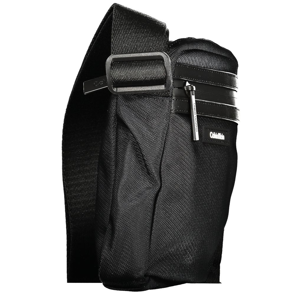 Calvin Klein Black Polyester Men Shoulder Bag Calvin Klein
