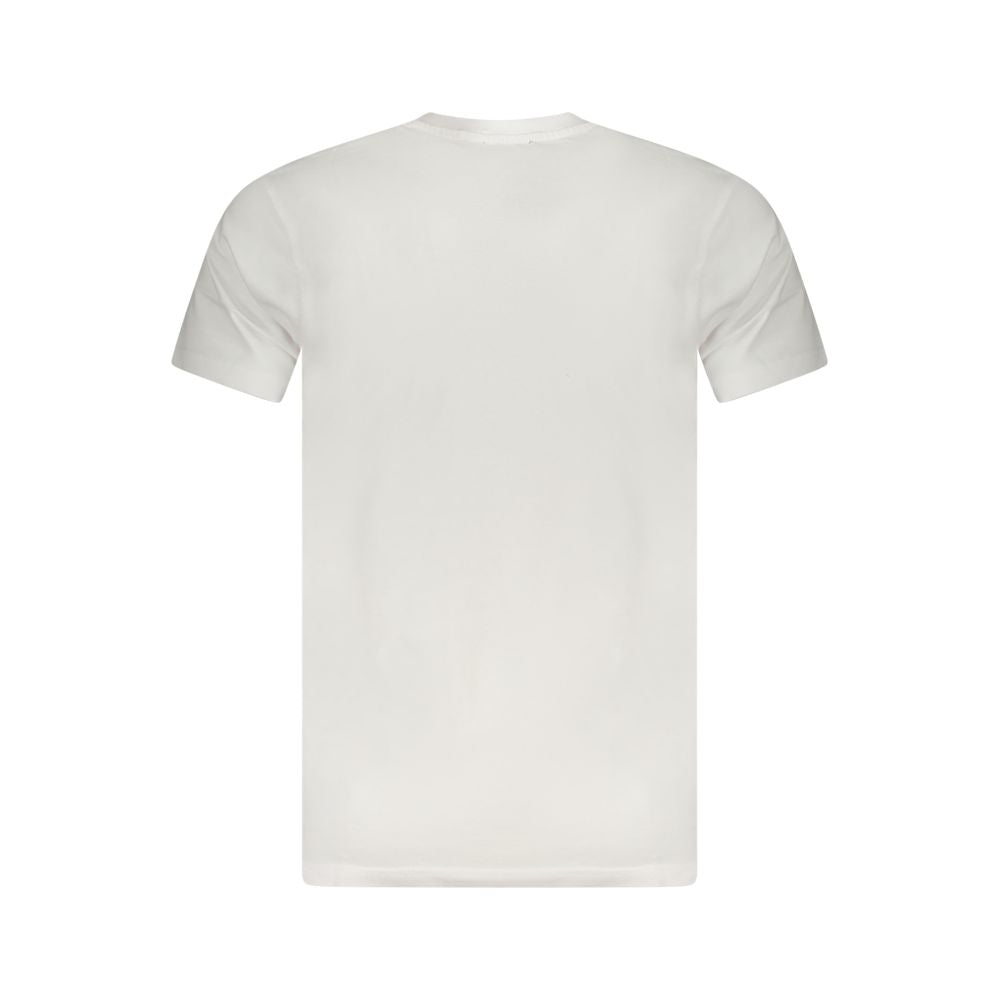 Cavalli Class White Cotton Men T-Shirt Cavalli Class