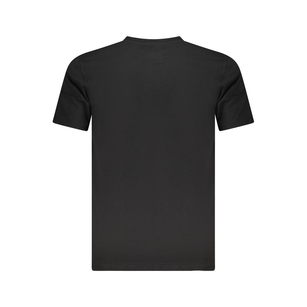 Cavalli Class Black Cotton Men T-Shirt Cavalli Class