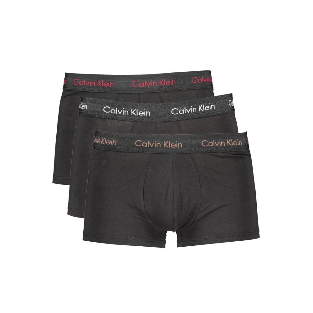 Calvin Klein Black Cotton Men Boxer Calvin Klein