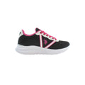 U.S. POLO ASSN. Nero women's polyester sneaker with sleek black design, athletic style, and comfortable fit.