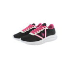 U.S. POLO ASSN. Nero polyester women's sneaker with stylish design, featuring a sleek black color and comfortable fit.