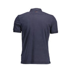 Napapijri Blu Cotton Men Polo Napapijri