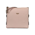 Guess Jeans Rosa polyurethane women's handbag with stylish design and shoulder strap, featuring a sleek and modern look.