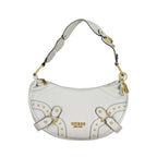 Guess Jeans shoulder bag in gray polyurethane with sleek design, suitable for women’s casual and stylish outfits.