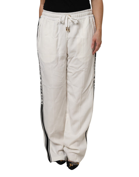 Dolce & Gabbana White Jogger Sweatpants Pants Dolce & Gabbana