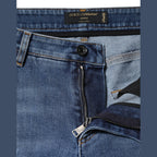 Dolce & Gabbana Blue Tattered Cotton Low Waist Denim Jeans