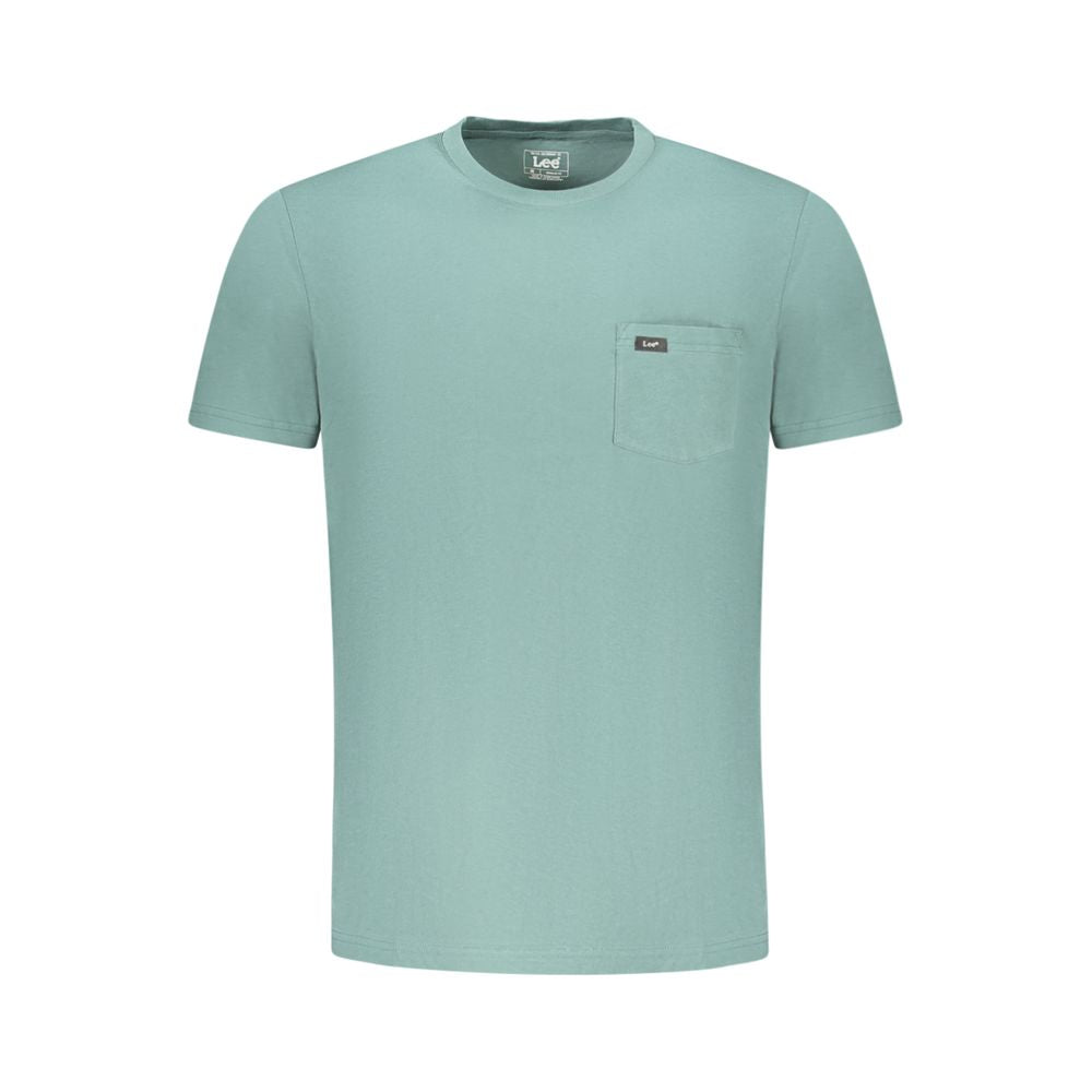 Lee Green Cotton Men T-Shirt Lee