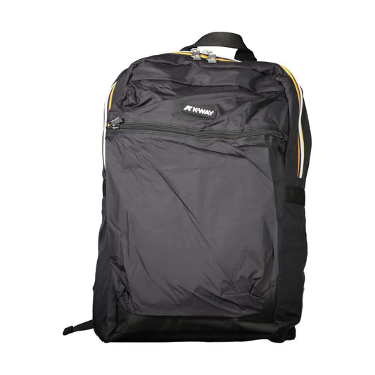 K-WAY Black Polyamide Men Backpack K-WAY