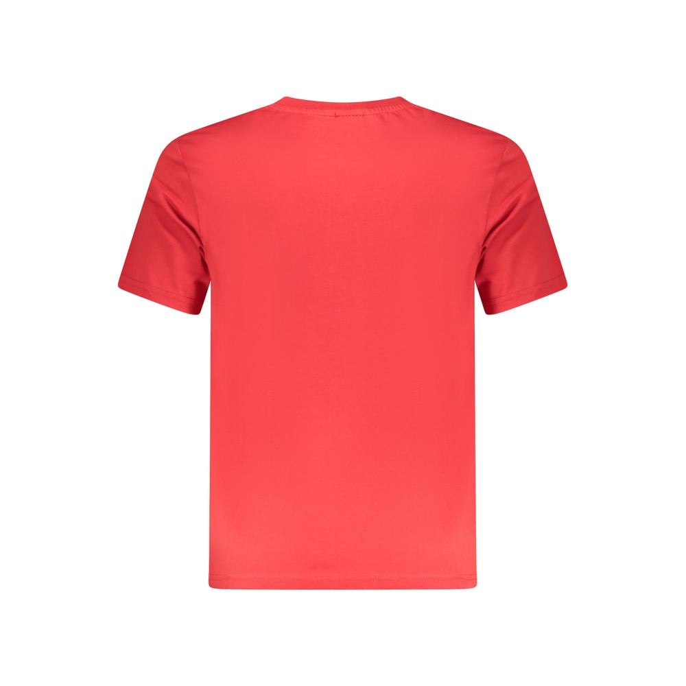 North Sails Rosso Cotton Men's T-Shirt showing a casual fit with a crew neck and North Sails logo on the chest.
