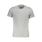 Harmont & Blaine brown cotton men's T-shirt with crew neck and short sleeves, casual style perfect for everyday wear.