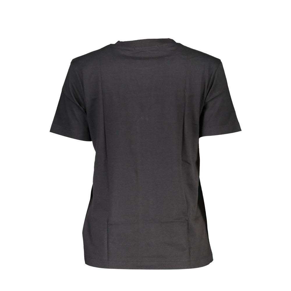 Calvin Klein Black Cotton Women T-Shirt Calvin Klein