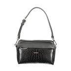 Calvin Klein Nero poliuretano donna borsa with sleek design, featuring a structured shape and minimalist style.