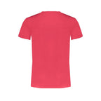 Trussardi Rosso Cotton Men’s T-Shirt in white with subtle logo detail, short sleeve, casual fit, on a plain background.