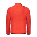 Norway 1963 Rosso polyester men's sweatshirt with a crewneck and long sleeves, featuring a bold red color and casual fit.