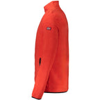 Norway 1963 Rosso polyester men's sweatshirt with a relaxed fit and crew neckline, in vibrant red color.