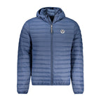 North Sails Blu Poliammide men's jacket displayed with front view, showing lightweight navy blue fabric and zipper closure.