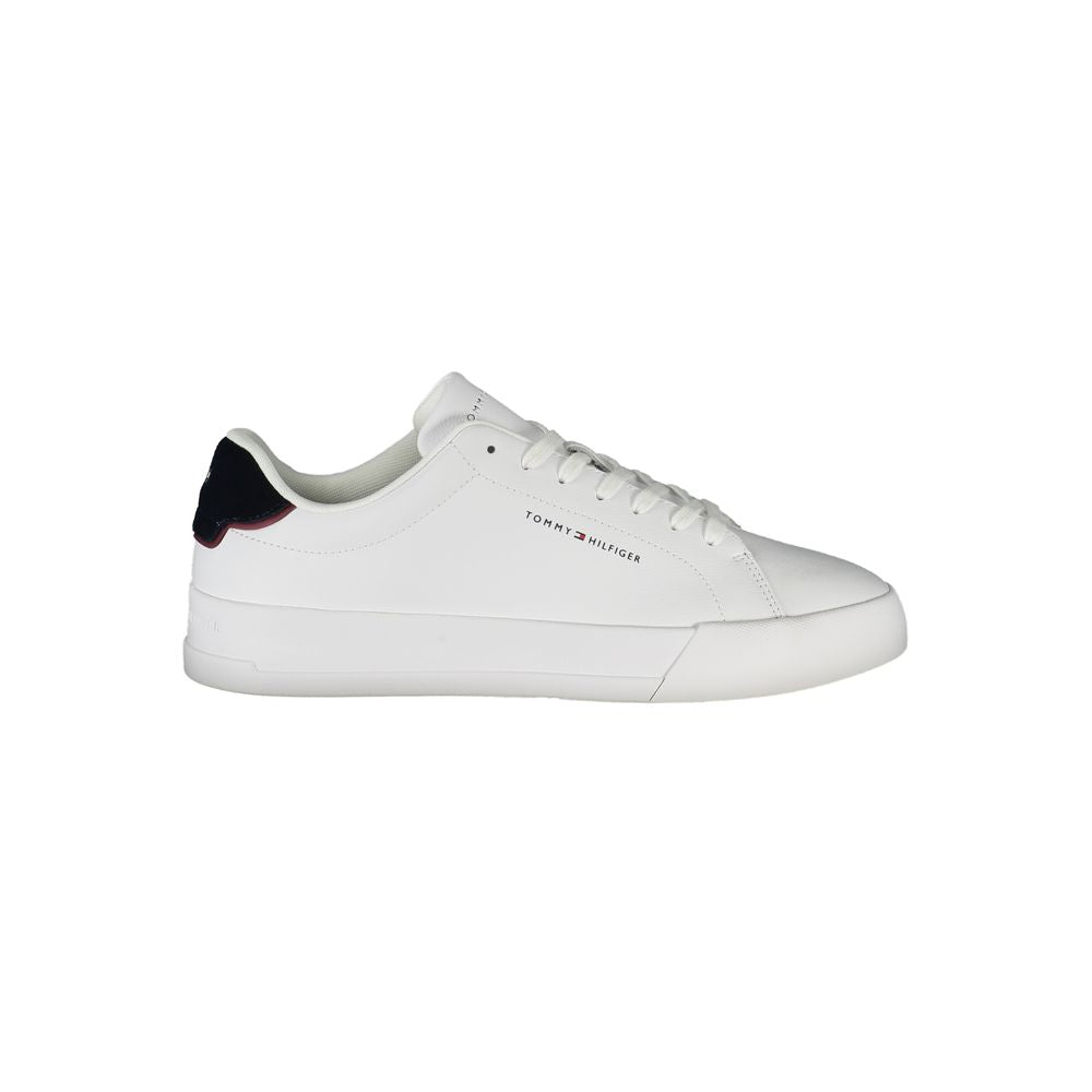 Tommy Hilfiger Bianco Polyurethane Men Sneaker Tommy Hilfiger