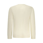 Beige Lee men's cotton sweatshirt with crew neck and long sleeves, casual and comfortable for everyday wear.