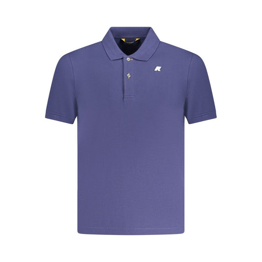 K-WAY Blue Cotton Polo Shirt K-WAY