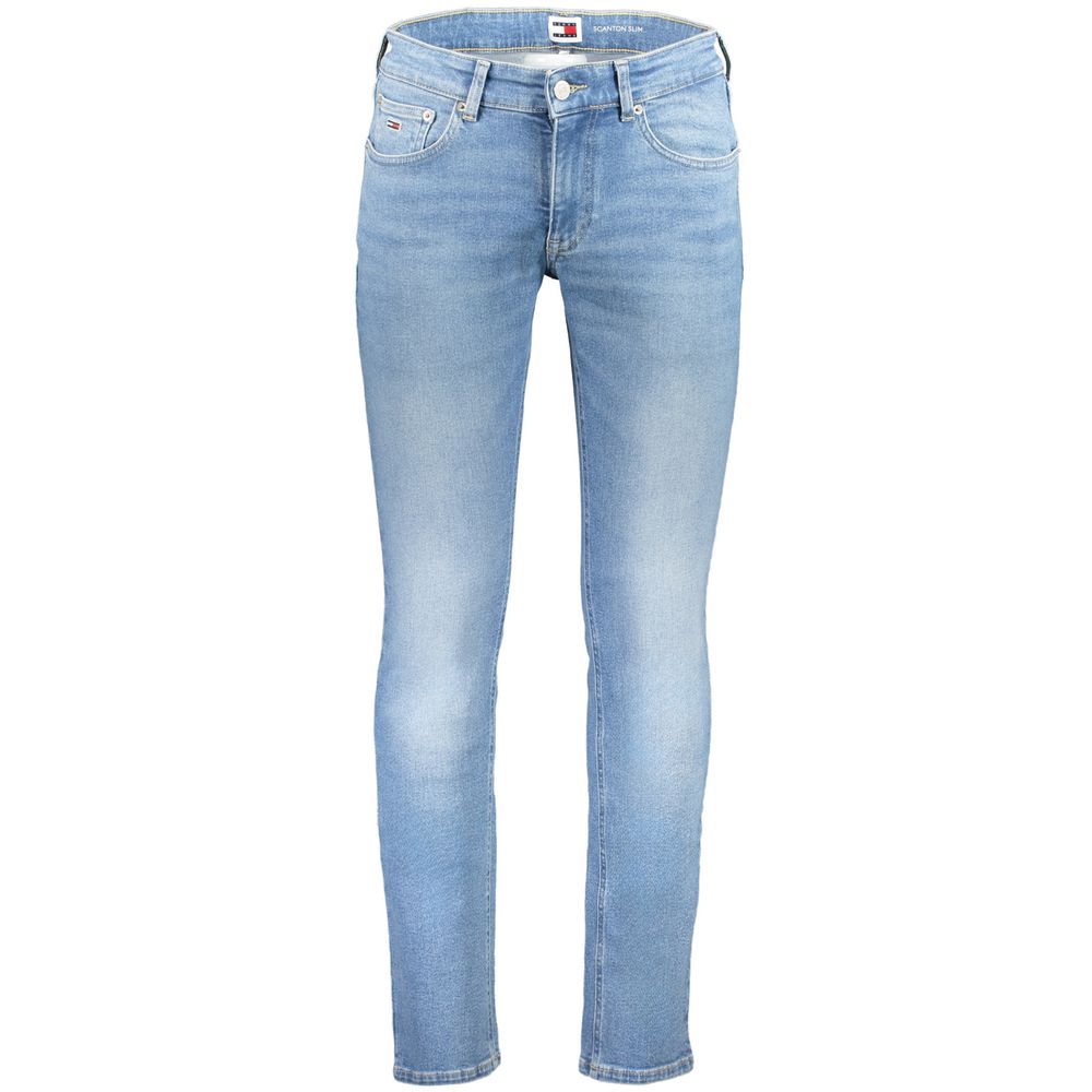 Tommy Hilfiger Azzurro Cotton Slim Men Jeans - Eljoys Fashion 