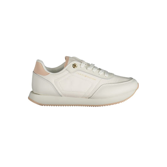 Tommy Hilfiger White Polyester Sneaker Tommy Hilfiger