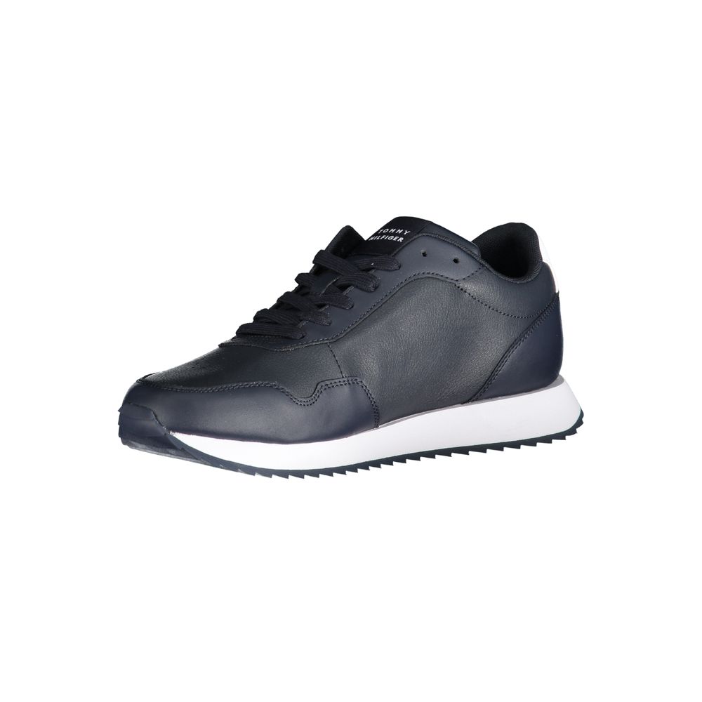 Tommy Hilfiger Blue Polyester Sneaker Tommy Hilfiger