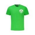 North Sails Verde cotton men's T-shirt with crew neck and short sleeves, featuring a classic fit and North Sails branding.