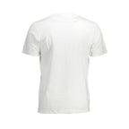 Timberland Bianco organic cotton men's T-shirt in white, showcasing a comfortable fit and classic crew neck design.