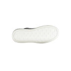 Calvin Klein Nero Leather Men Sneaker showing sleek black leather upper and casual sporty design.
