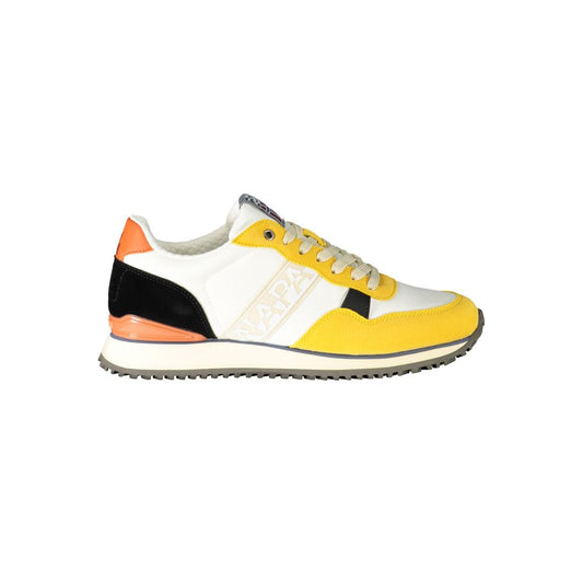 Napapijri Yellow Polyurethane Men Sneaker Napapijri