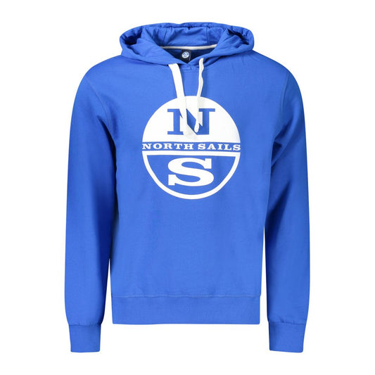 North Sails Blue Cotton Men Sweater North Sails