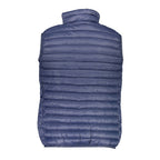 North Sails Blu Polyamide men's vest shown in navy blue, featuring a lightweight design and front zipper for outdoor wear.