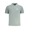 North Sails Verde cotton men's polo shirt, featuring a classic collar and short sleeves in green fabric.